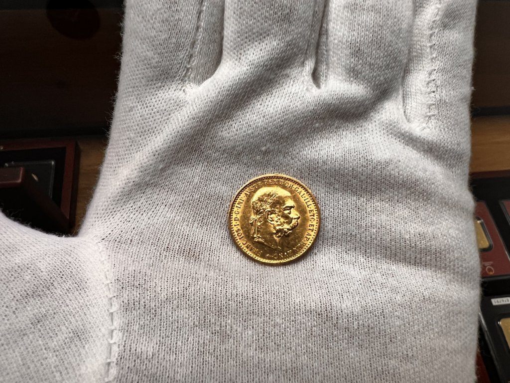 Münze Österreich AG Zlatá investiční mince 10 korun 1905 – František Josef I.