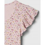 GAP Žebrované tričko s květinovým vzorem