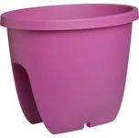 Květináč na zábradlí 30 cm fialový Balconia OVI