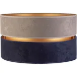 Duolla - Stínidlo univerzální DUO E27 pr. 40 cm šedá/modrá/zlatá (bazar)