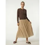 Sinsay - Skládaná sukně midi - béžová - 247GZ-08X - 247GZ-08X-XS