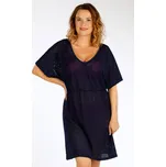 Plážová tunika se spadlým rukávem 6G400 tmavě modrá LITEX XL