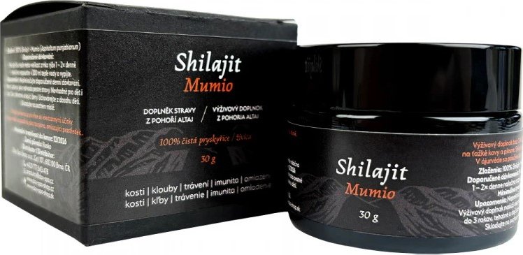 Shilajit (Mumio) altajský tekutý, v kvalitě Gold, 30 g