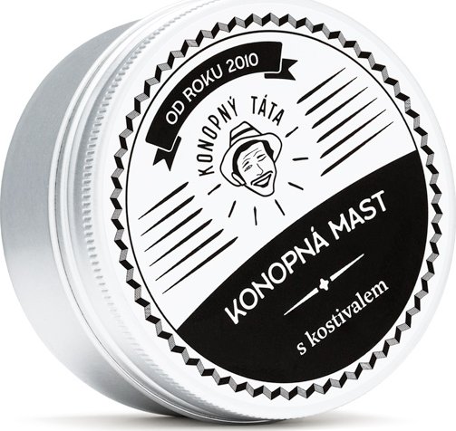 Konopná mast s kostivalem Velikost: Cestovní 15 ml