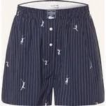 Lacoste Dámské Jacquardové Šortky, tmavě modrá / bílá, 34