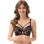 GORSENIA Podprsenka měkká krajková Lexi 001 černá, velikost 75K