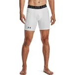 Pánské kompresní boxerky Under Armour HeatGear Shorts velikost L white