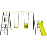 Zahradní houpačka G21 Tacoma 2 se skluzavkou