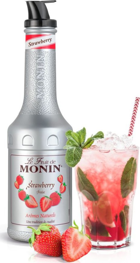 Monin Puree Fruit jahoda 1 l