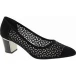 EPICA Dámské černé kožené lodičky JYJY80019A-01-I-245 Velikost 41