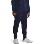 Pánské tepláky Under Armour Rival Fleece Joggers velikost 4XL midnight navy