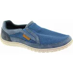 BUGATTI Pánské modré textilní slip-on 325-AIN63-5000-4100-847 Velikost 43