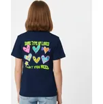 Juniorské tričko pro holky SH3514 Velikost: 164, Barva: Tmavě modrá