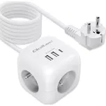 Kostka napájecí prodlužovací 6v1 s podsvíceným vypínačem