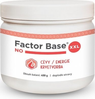 Factor Base NO XXL 400g | Oxid dusnatý | Pro srdce, cévy, žíly