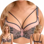 Gaia podprsenka s polovyztuženými košíčky modrá velikost 70I
