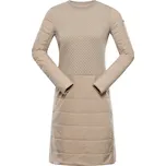 Dámské zateplené šaty ALPINE PRO OLWA béžová M