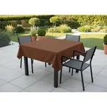 Venkovní čtvercový ubrus TERRA color 22 hnědá, různé rozměry Mybesthome Rozměr: 150x150 cm