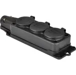 TP electric zásuvka gumová trojnásobná IP44/230V/16A D260ZG3