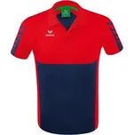 Six Wings triko s límečkem, tmavěmodro/červená