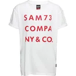 Dívčí triko s krátkým rukávem SAM 73 MELANIE GT 551 BÍLÁ 128