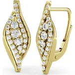 Couple, Náušnice Flamira, žluté zlato se zirkony, 585-66-3-0452.0Z00.0.00.001.08