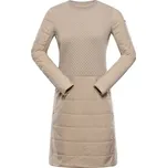 Dámské zimní šaty ALPINE PRO OLWA M Béžová