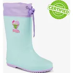 Dívčí holínky COQUI RAINY COLLAR FUR Lt. mint/Lt. lila hero 28