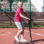 PROGRESS TRAINING JUNIOR dětské sportovní boty - 34-fialová/limetková