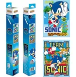 Plakát Sada 2 plakátů bez rámu 38 x 52 cm Sonic The Hedgehog