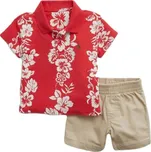 Dětský set GAP BABY 3-6M Červená, Béžová, Bílá