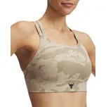 Dámská sportovní podprsenka bez výztuže Under Armour PJT RCK BRALETTE W béžová 1389707-299 - M | UK 11,5 | US 12,5