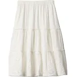 Dívčí sukně GAP MIDI XL Bílá