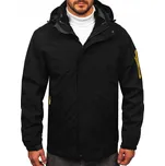 Černá pánská sportovní bunda 2v1 na jaro/zimu Denley 5M3263A1_2XL