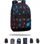 Školní batoh CoolPack s více přihrádkami bílý, černý 25 l