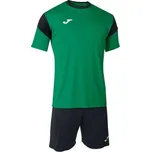 Pánské sportovní triko Joma ACADEMY T-SHIRT M/C 2XS Tmavě zelená, Černá, Bílá