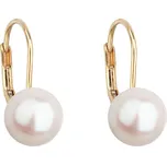 Zlaté visací náušnice s pravými perlami Pavona 921009.1 Evolution Group