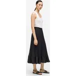 SUKNĚ KARL LAGERFELD PLEATED SKIRT BLACK