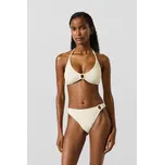 PLAVKY KARL LAGERFELD CROCHET HIGH LEG CHEEKY W RING CANNOLI CREAM