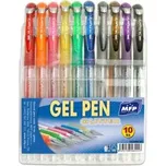 Gelové pero MFP sada GLITTER 10ks - GG1068-10