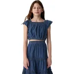 Dívčí tílko GAP FLUTTER M Tmavě modrá