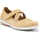 Kožené polobotky s překříženými pásky Pédiconfort® žlutá 40