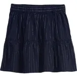 Dívčí sukně GAP V-W TIER MINI XL Tmavě modrá, Stříbrná