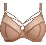 Elomi Sachi podprsenka plunge s měkkými košíčky a ozdobnými pásky, barva cafe au lait, velikost 80J (EU) / 36GG (UK)