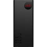 Power banka Baseus Adaman Metal 20000 mAh 22,5W 2xUSB/USB-C PD/Lightning černá