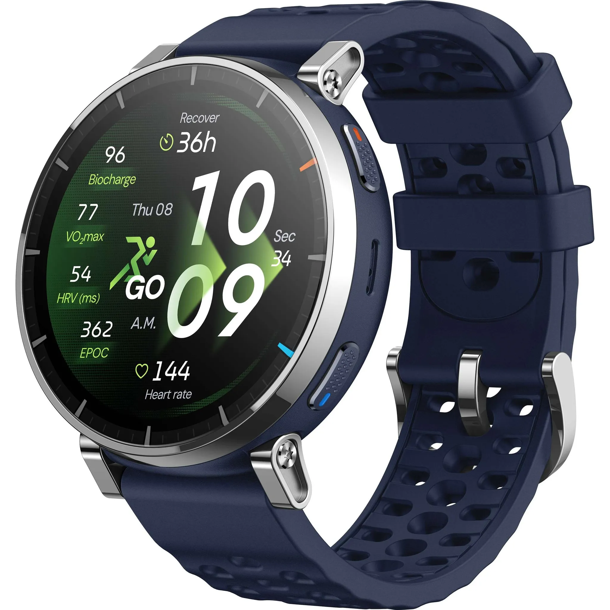 Fotografie 1 - Chytré hodinky Amazfit Active 3 Premium Atlas Blue