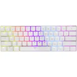 Mechanická herní klávesnice White Shark SHINOBI 2 RGB RED Switch Bílá