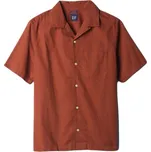 Pánská košile GAP SS LINEN L Hnědá