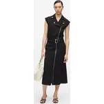 SUKNĚ KARL LAGERFELD JERSEY BIKER SKIRT BLACK