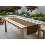 Venkovní běhoun - ubrus RUNNER color 27 tmavě hnědá, různé rozměry Mybesthome Rozměr: 40x140 cm